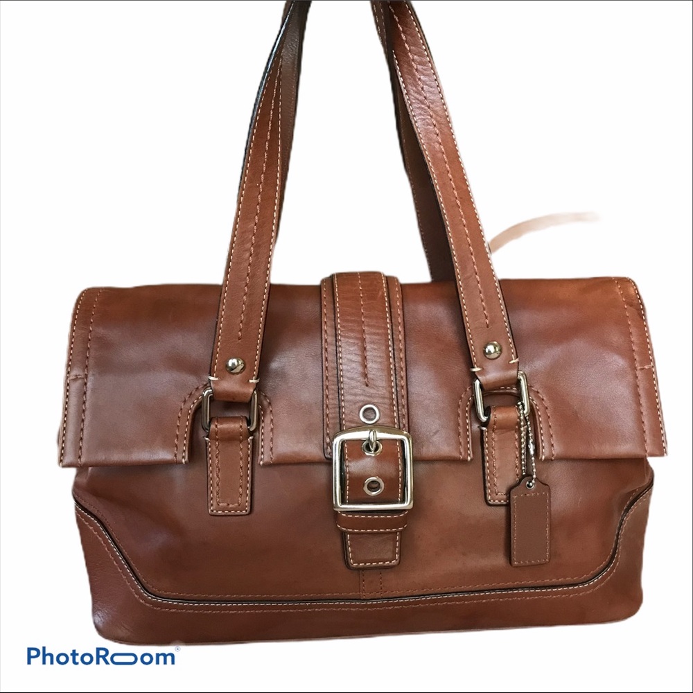 COACH Purse Bag Hamilton Leather Shoulder Bag